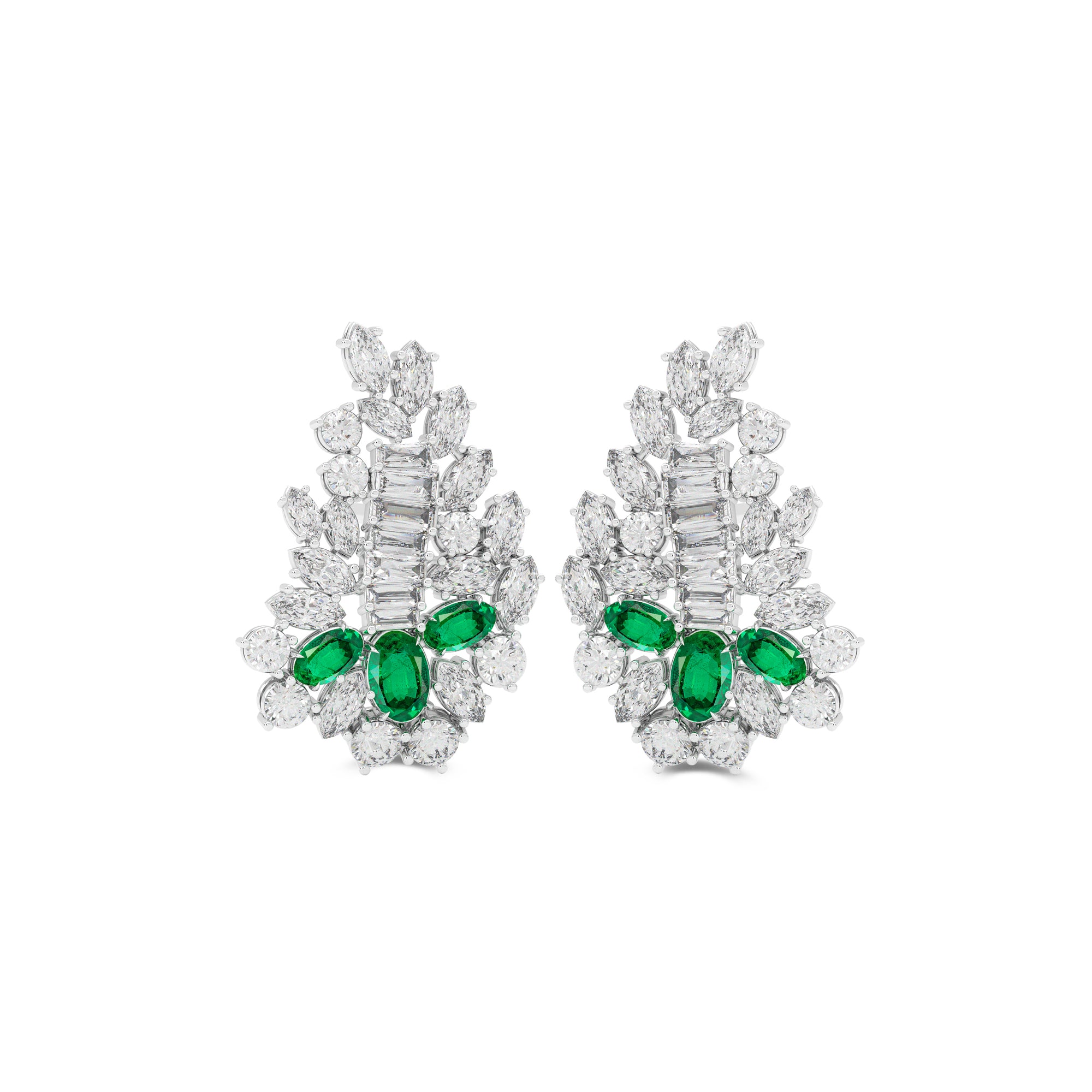 New Dawn Multi-Shape Diamond Earrings