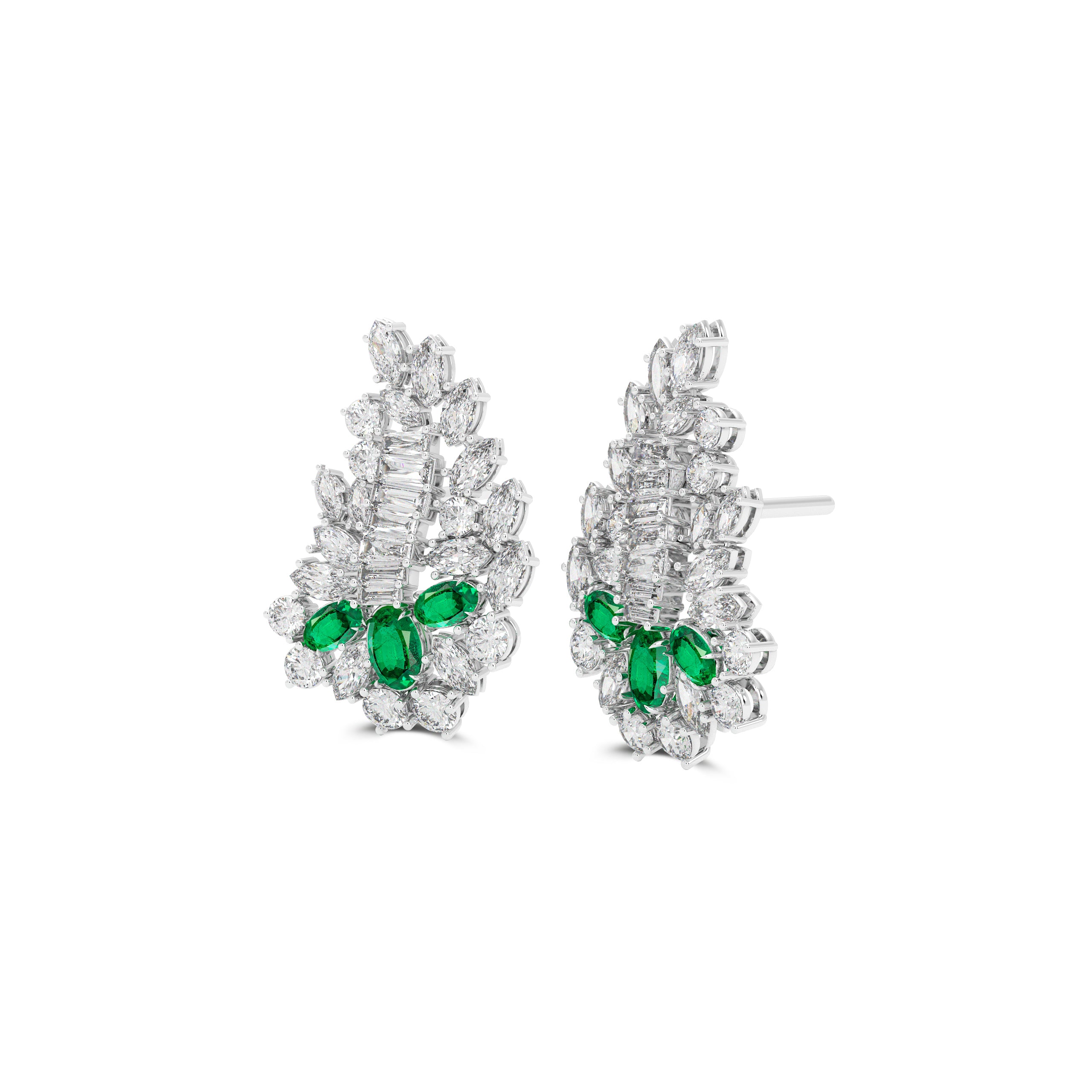 New Dawn Multi-Shape Diamond Earrings