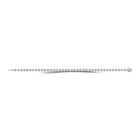 Emerald and Round Cut White Diamond Bracelet