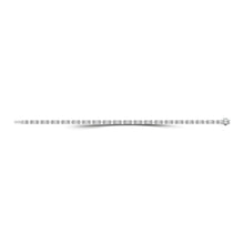 Emerald and Round Cut White Diamond Bracelet