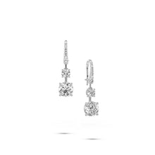 Round Diamond Solitaire Earrings