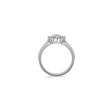 Bague de fiançailles en diamant en forme de poire Icon