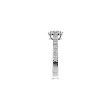 Bague de fiançailles en diamant ovale Flame