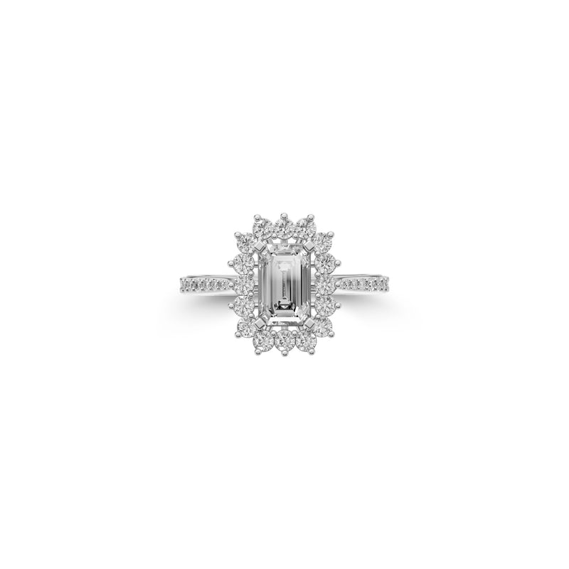 Legacy Emerald Shape Diamond Engagement Ring