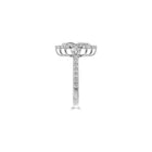 Bague de fiançailles Icon Marquise en diamant avec deux diamants en forme de poire sur les côtés