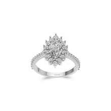 Bague de fiançailles en diamant de forme marquise Icon