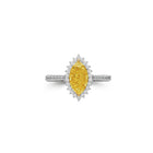 Icon Marquise Shape Yellow Diamond  Engagement Ring