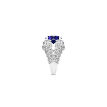 Oval Sapphire and Diamond Multi-Shape  High Jewellery Ring