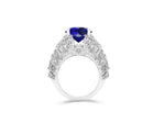 Oval Sapphire and Diamond Multi-Shape  High Jewellery Ring