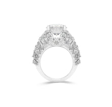 Oval Cut Diamond and Multi-Shape High Jewellery Ring