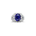 Oval Sapphire and Diamond Multi-Shape  High Jewellery Ring