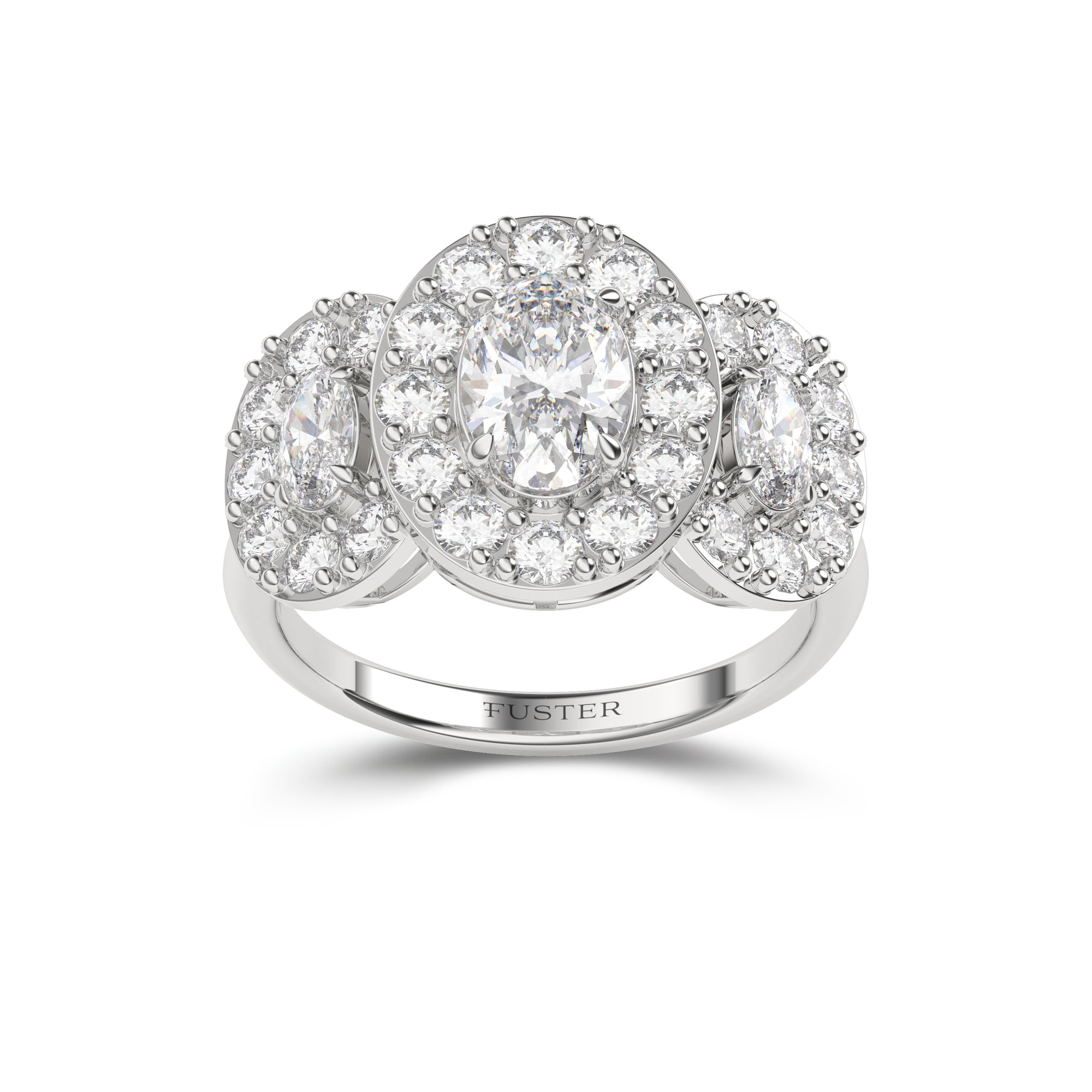 Verlobungsring mit birnenförmigem Kissenschliff-Diamant