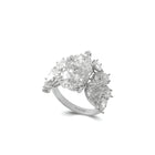 Anillo de alta joyería con diamantes Knott 