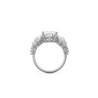 Anillo de alta joyería con diamantes Knott 