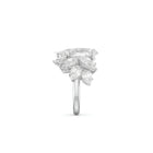 Anillo de alta joyería con diamantes Knott 