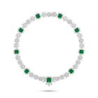 Unique Treasure Emerald and Diamond  High Jewellery Necklace