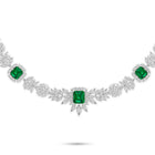 Unique Treasure Emerald and Diamond  High Jewellery Necklace
