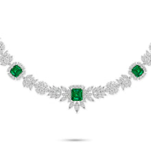 Unique Treasure Emerald and Diamond  High Jewellery Necklace
