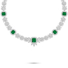Unique Treasure Emerald and Diamond  High Jewellery Necklace
