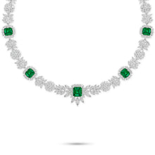 Unique Treasure Emerald and Diamond  High Jewellery Necklace