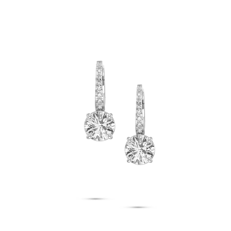 Round Diamond Earrings