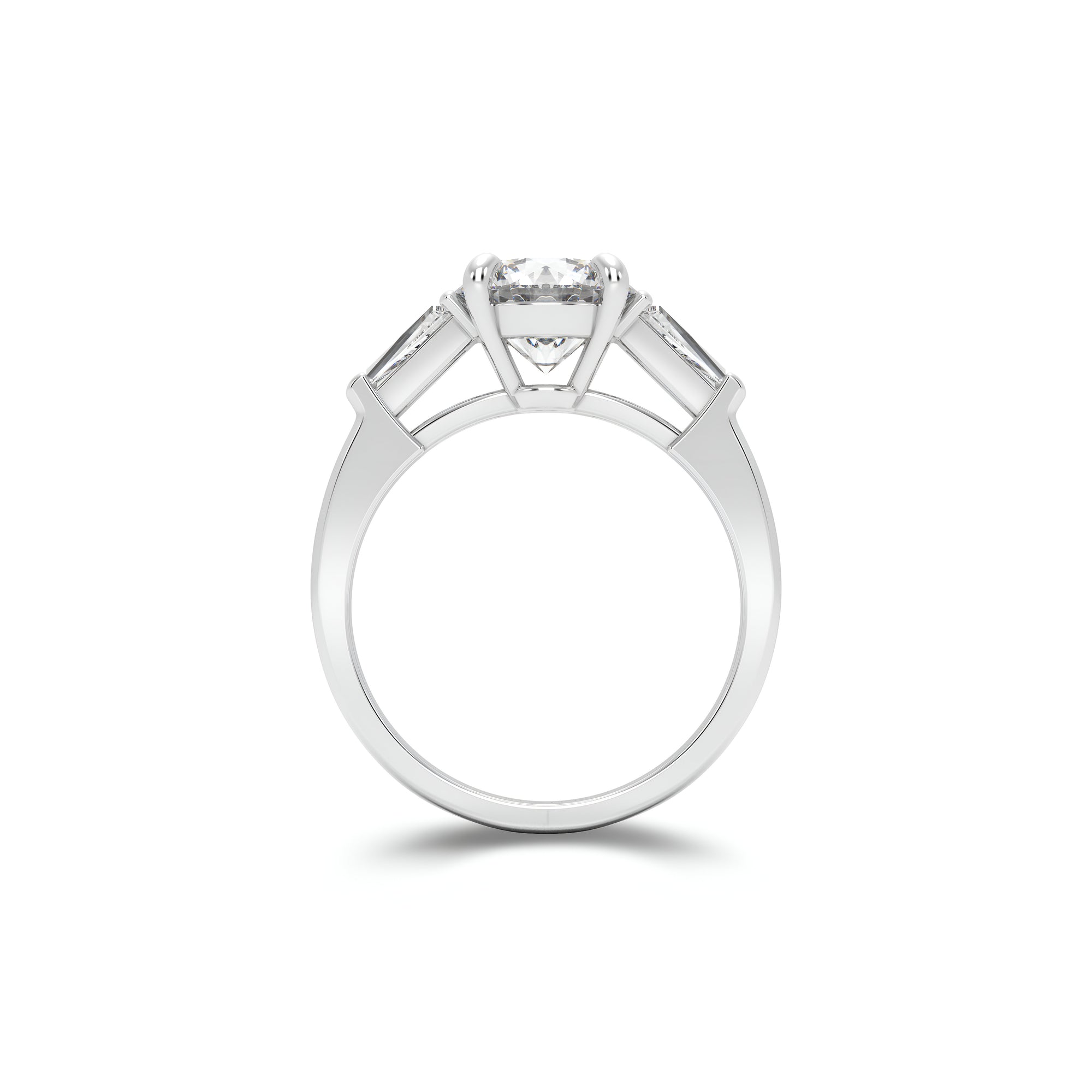 Promise Round Diamond Engagement Ring