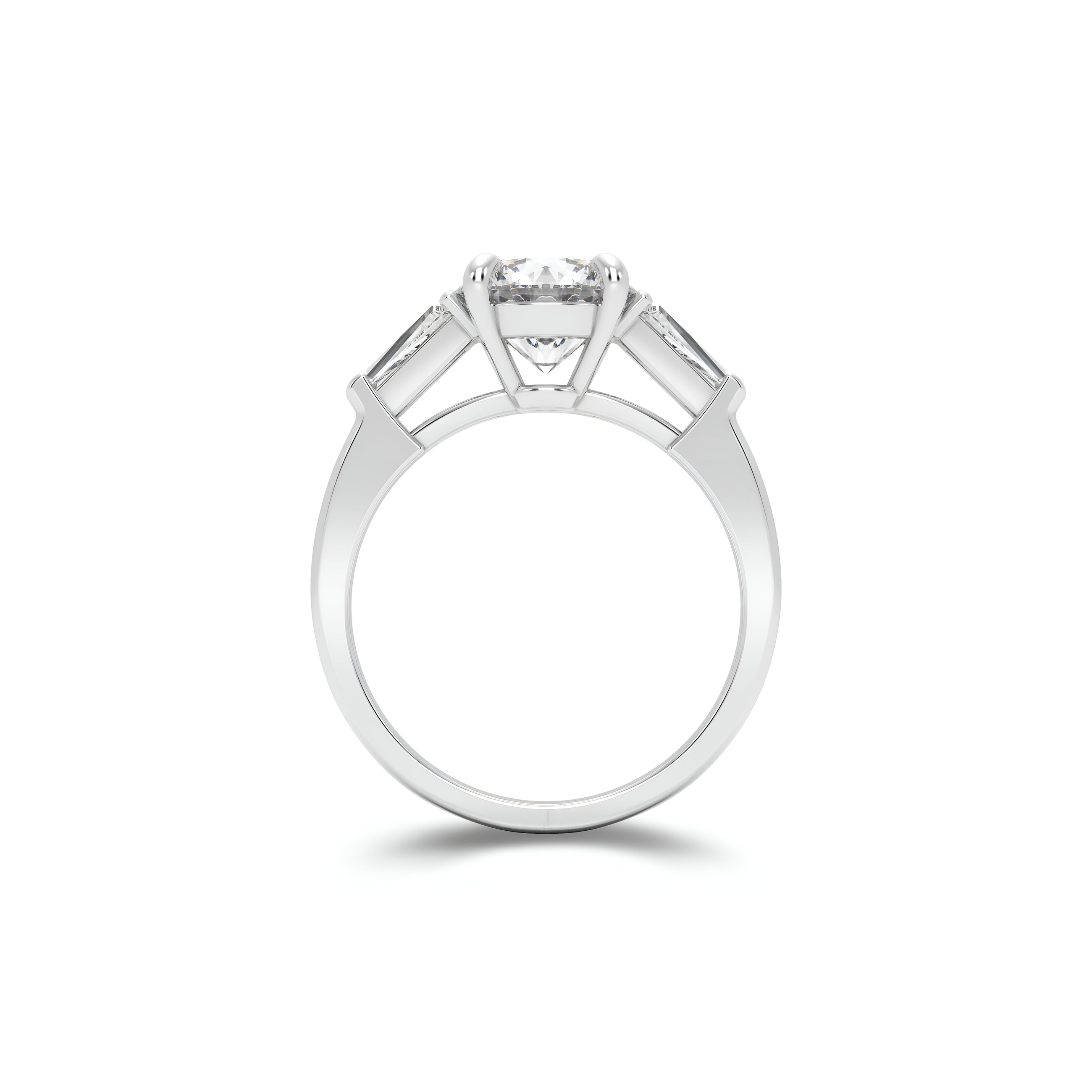 Promise Round Diamond Engagement Ring