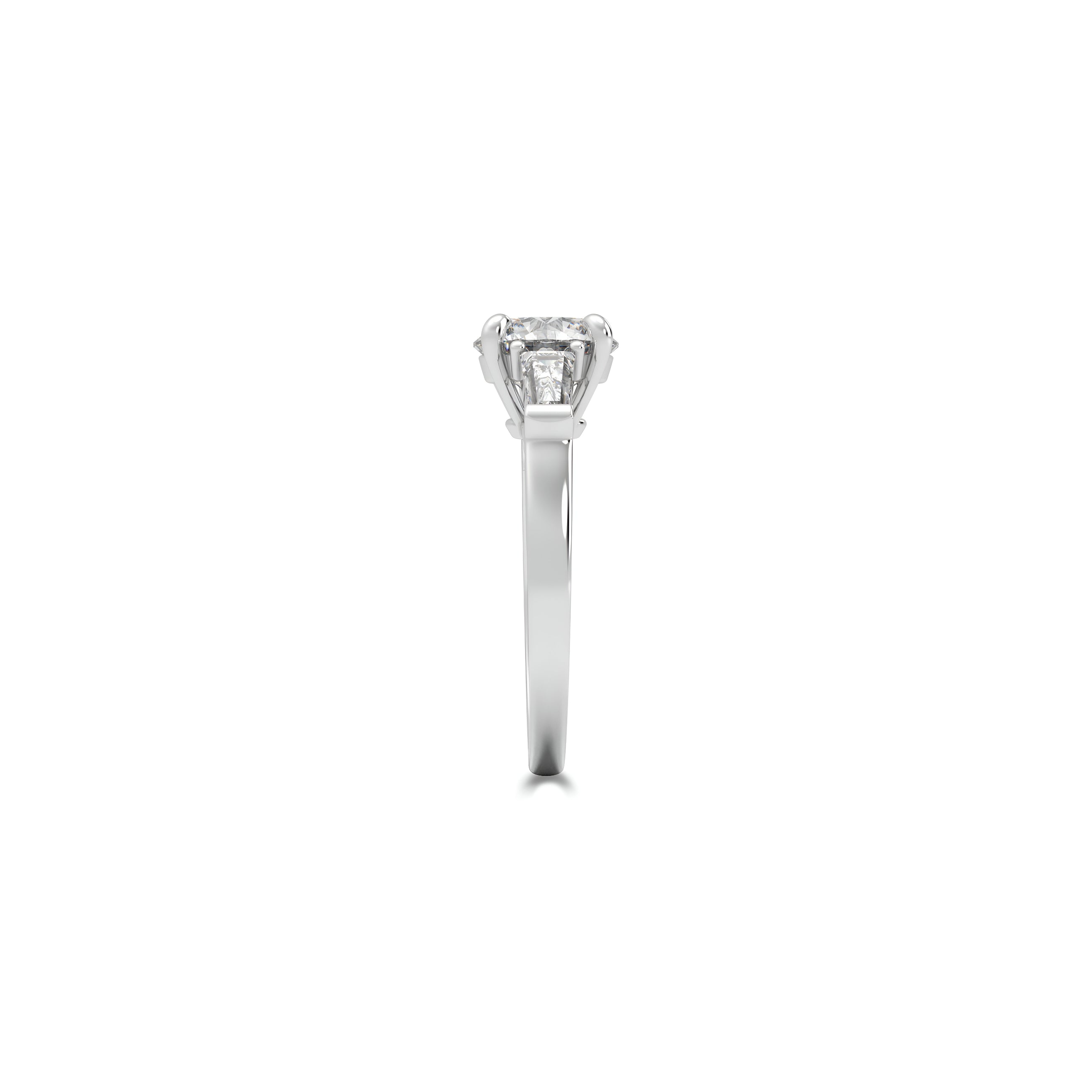 Promise Round Diamond Engagement Ring