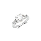 Promise Round Diamond Engagement Ring