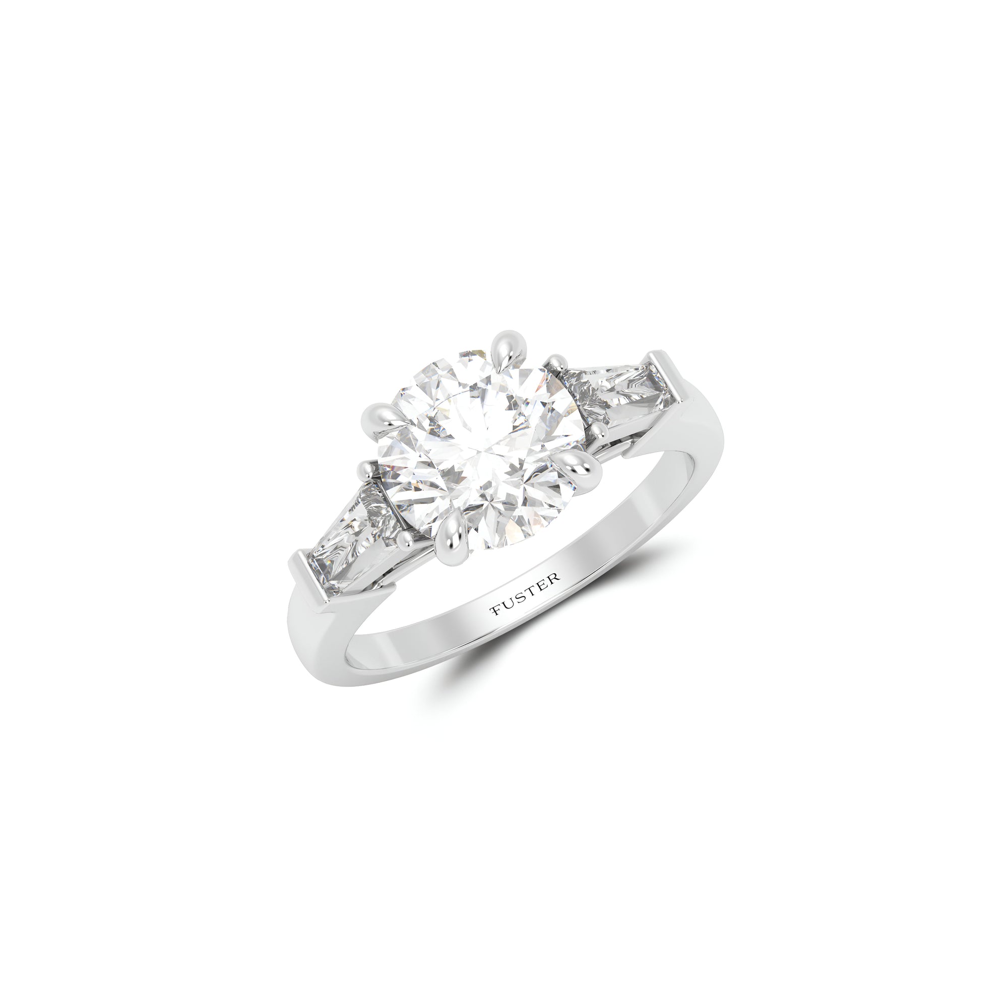 Promise Round Diamond Engagement Ring