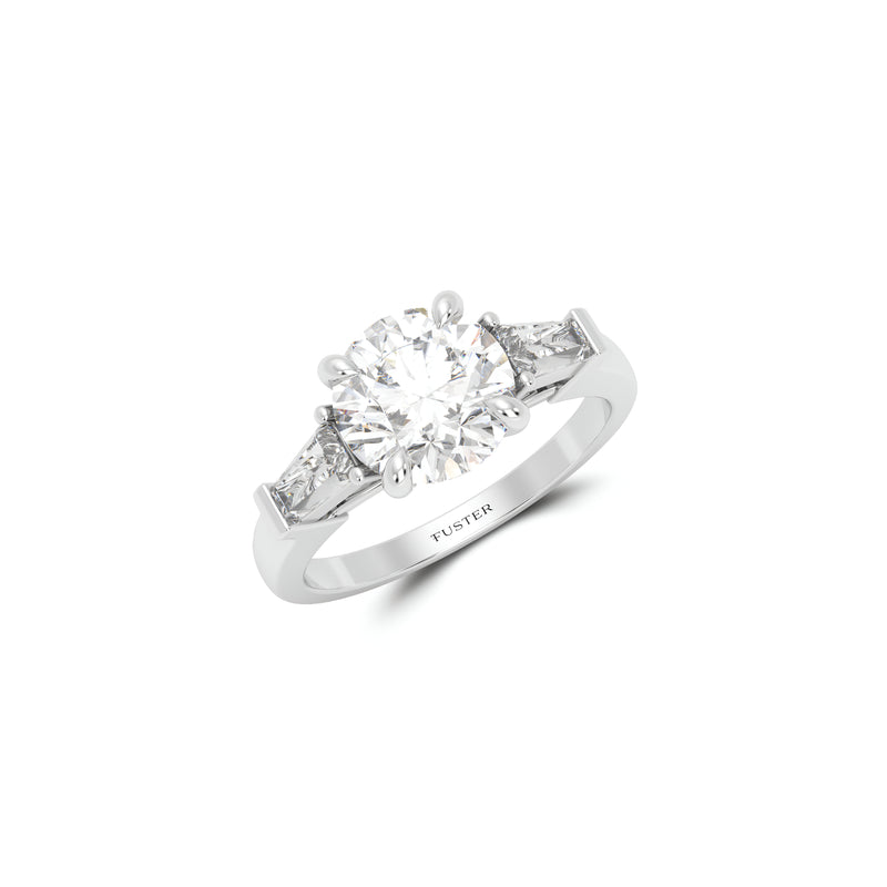 Promise Round Diamond Engagement Ring