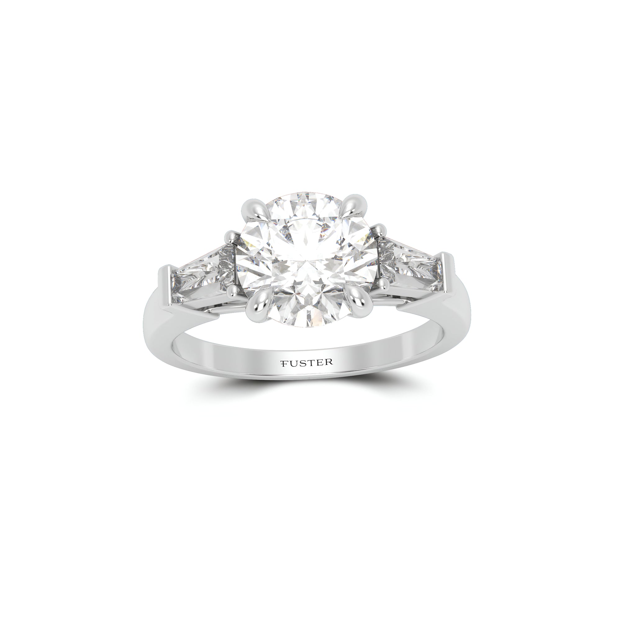 Promise Round Diamond Engagement Ring