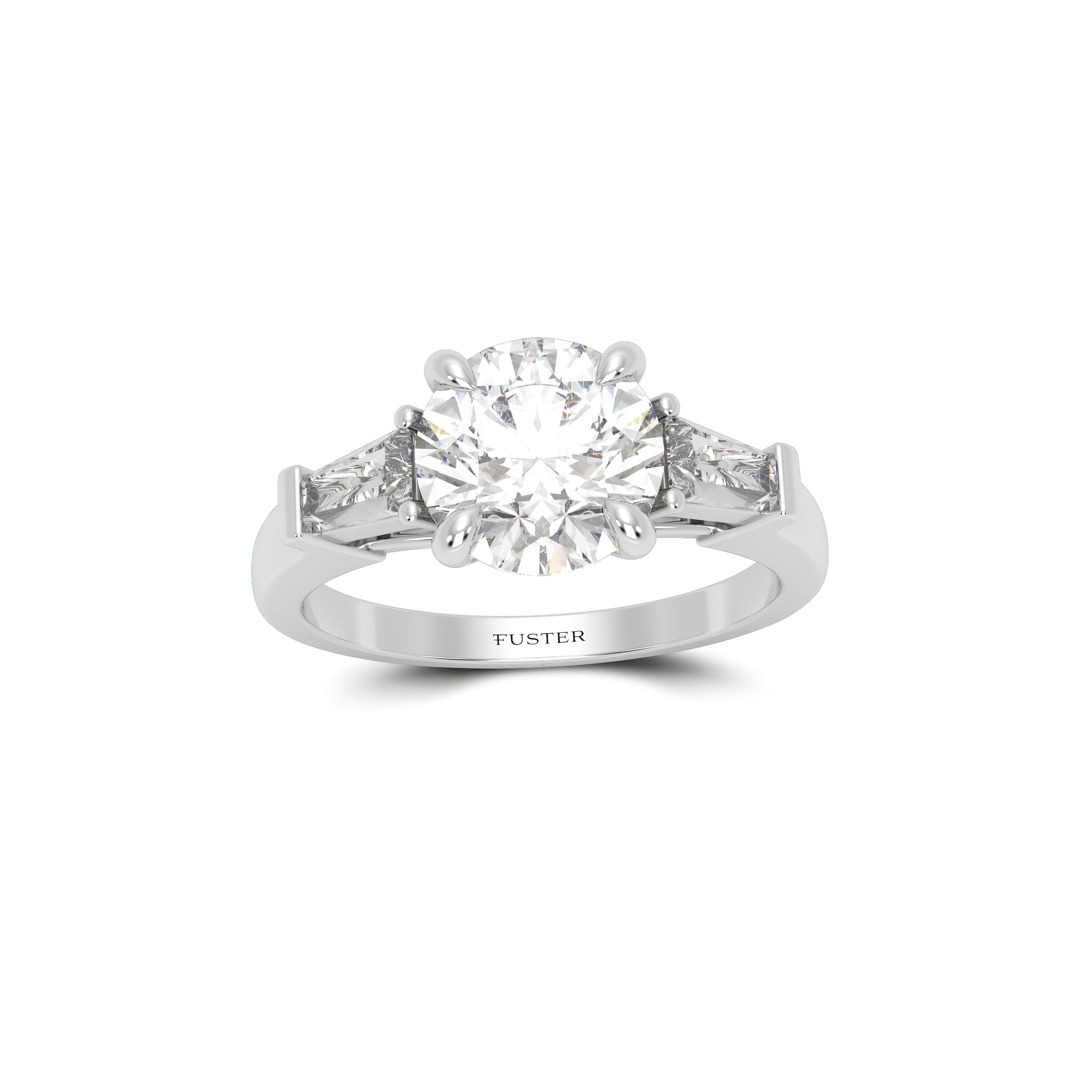 Promise Round Diamond Engagement Ring