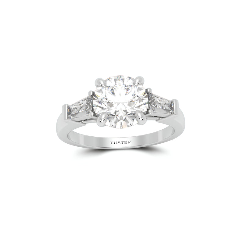 Promise Round Diamond Engagement Ring