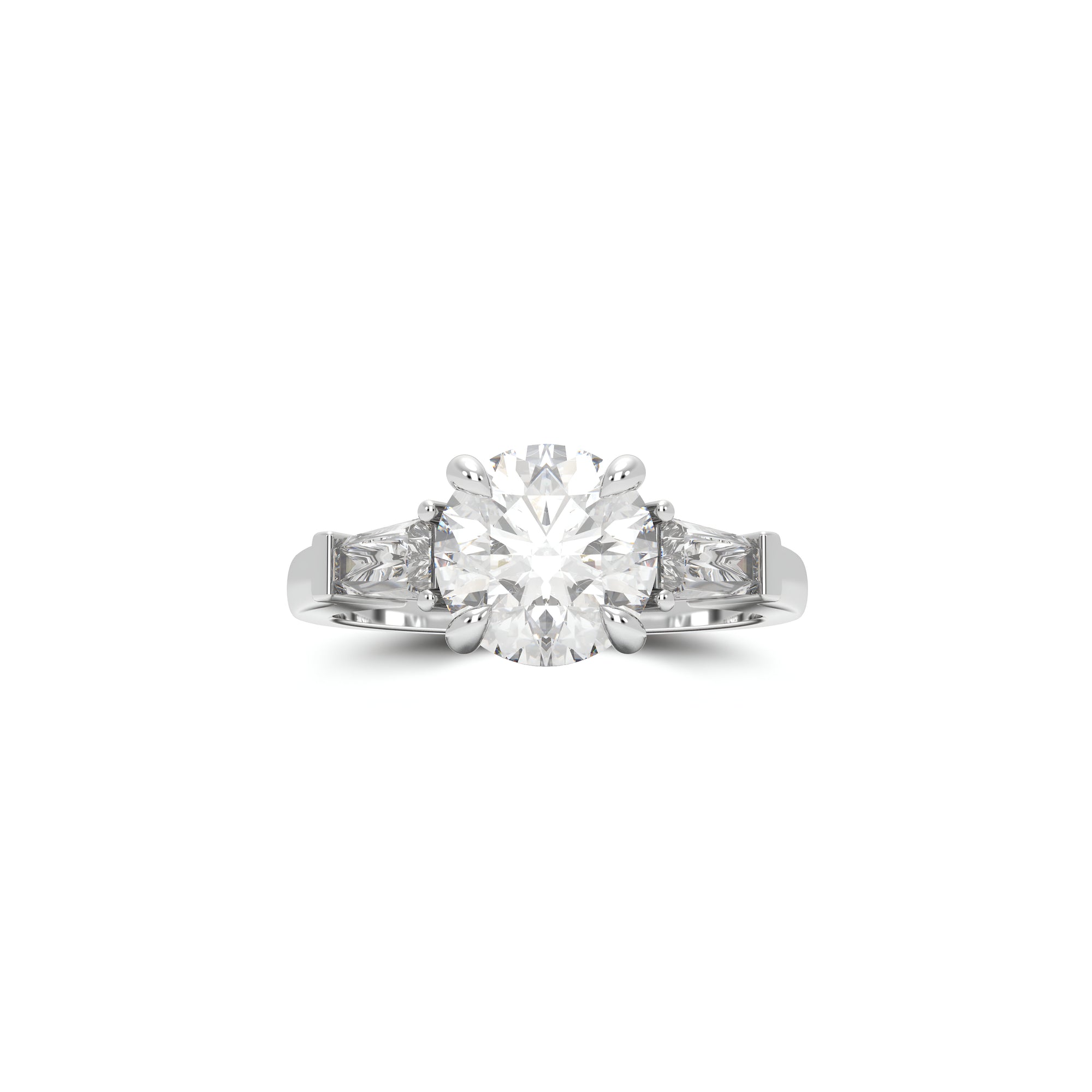 Promise Round Diamond Engagement Ring