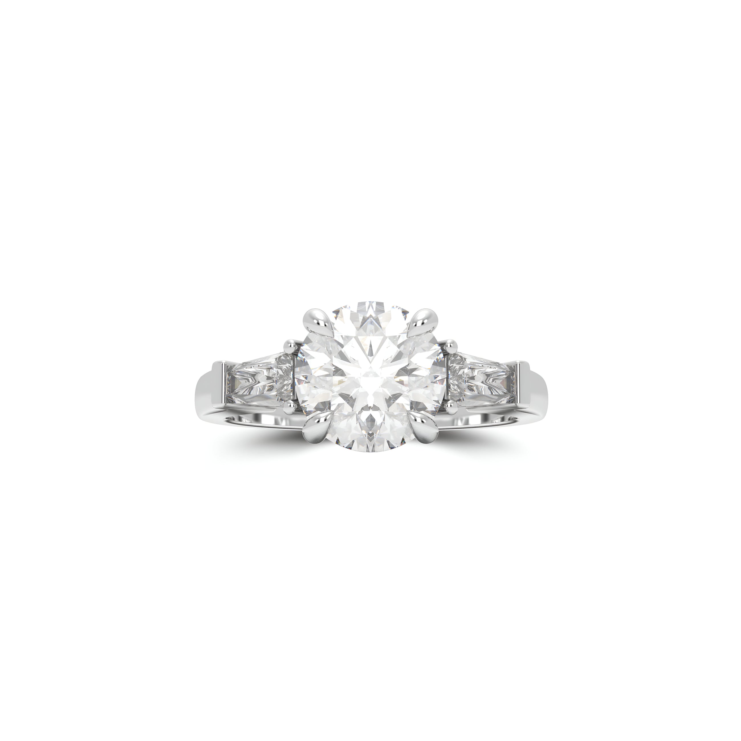 Promise Round Diamond Engagement Ring