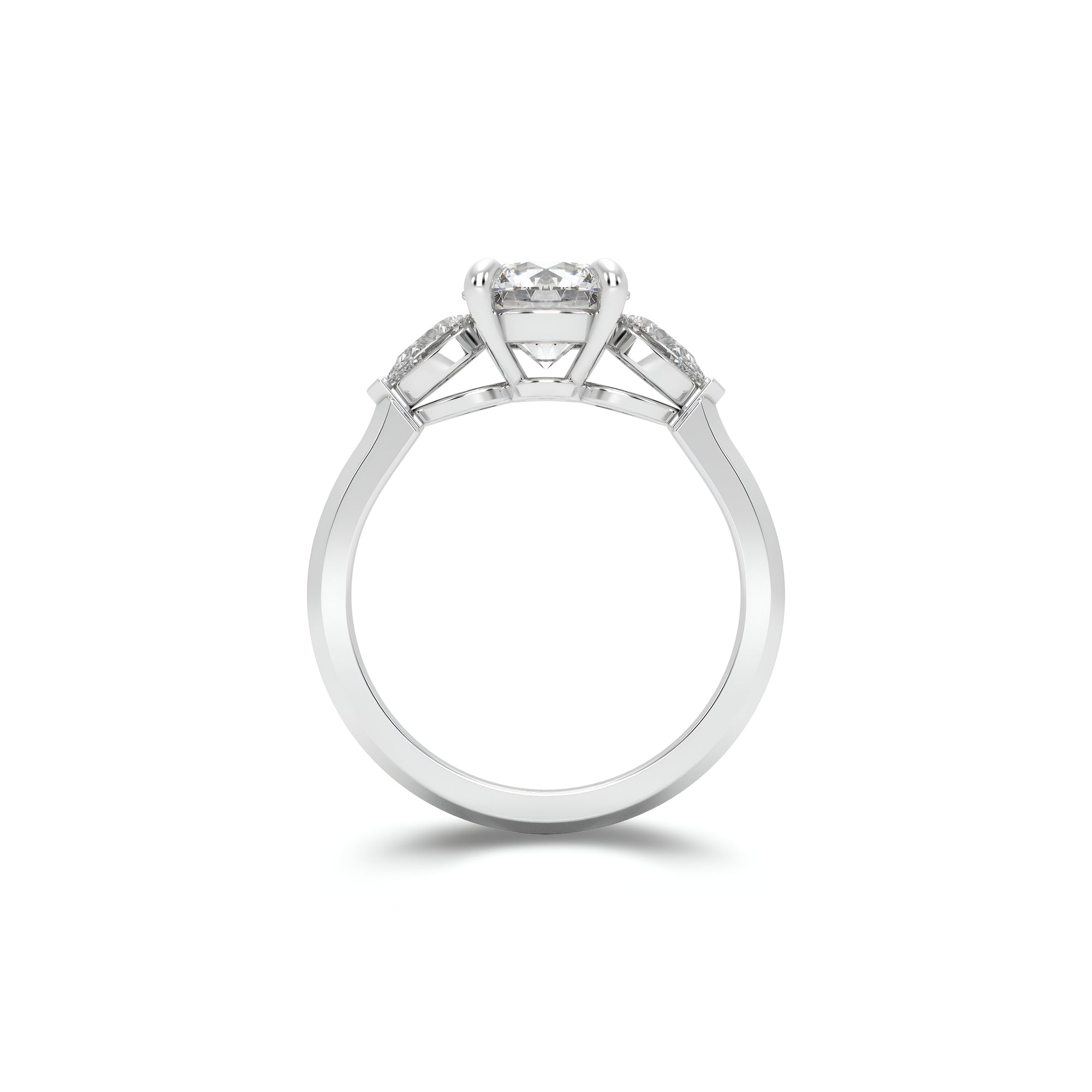 Promise Round Diamond Engagement Ring