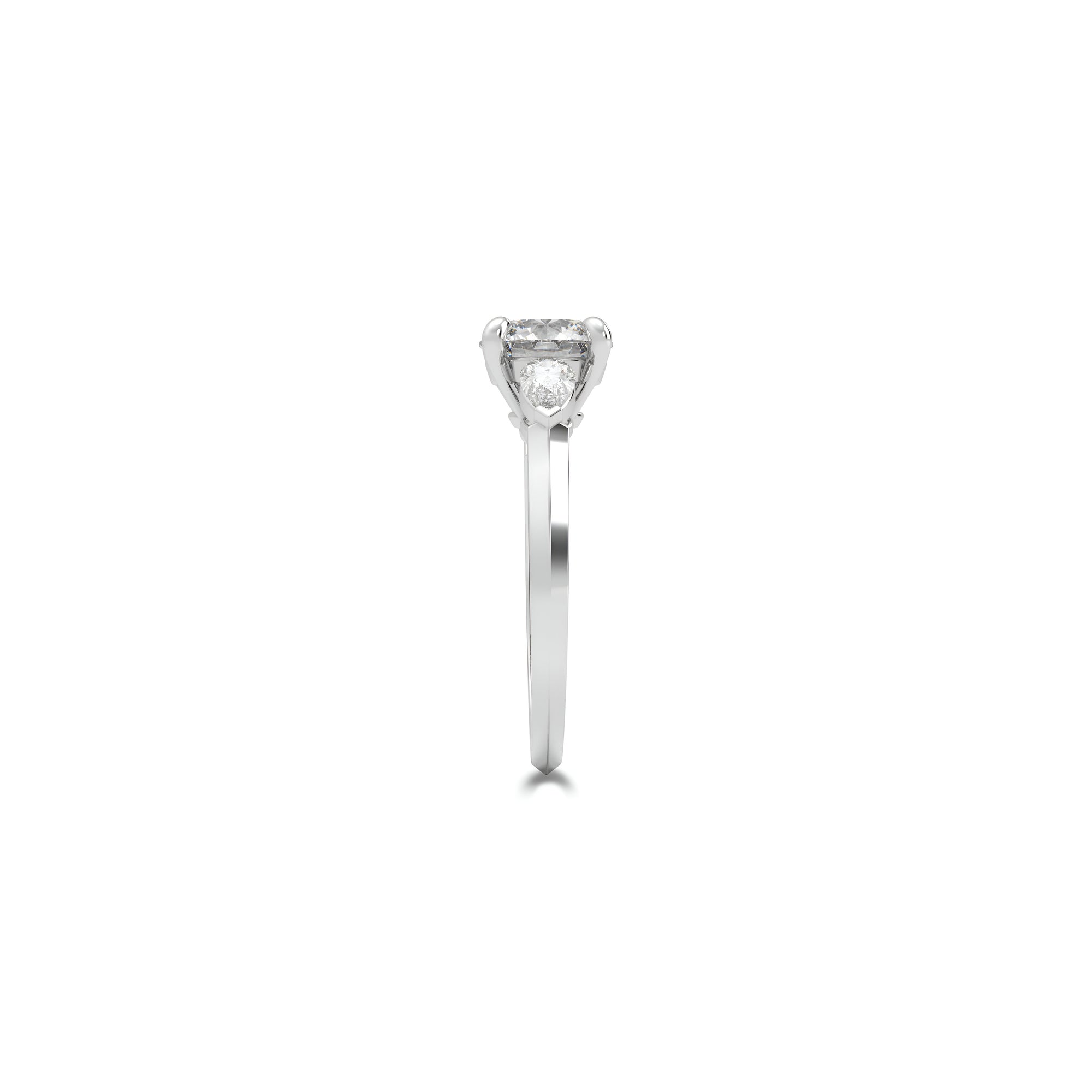 Promise Round Diamond Engagement Ring