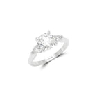 Promise Round Diamond Engagement Ring