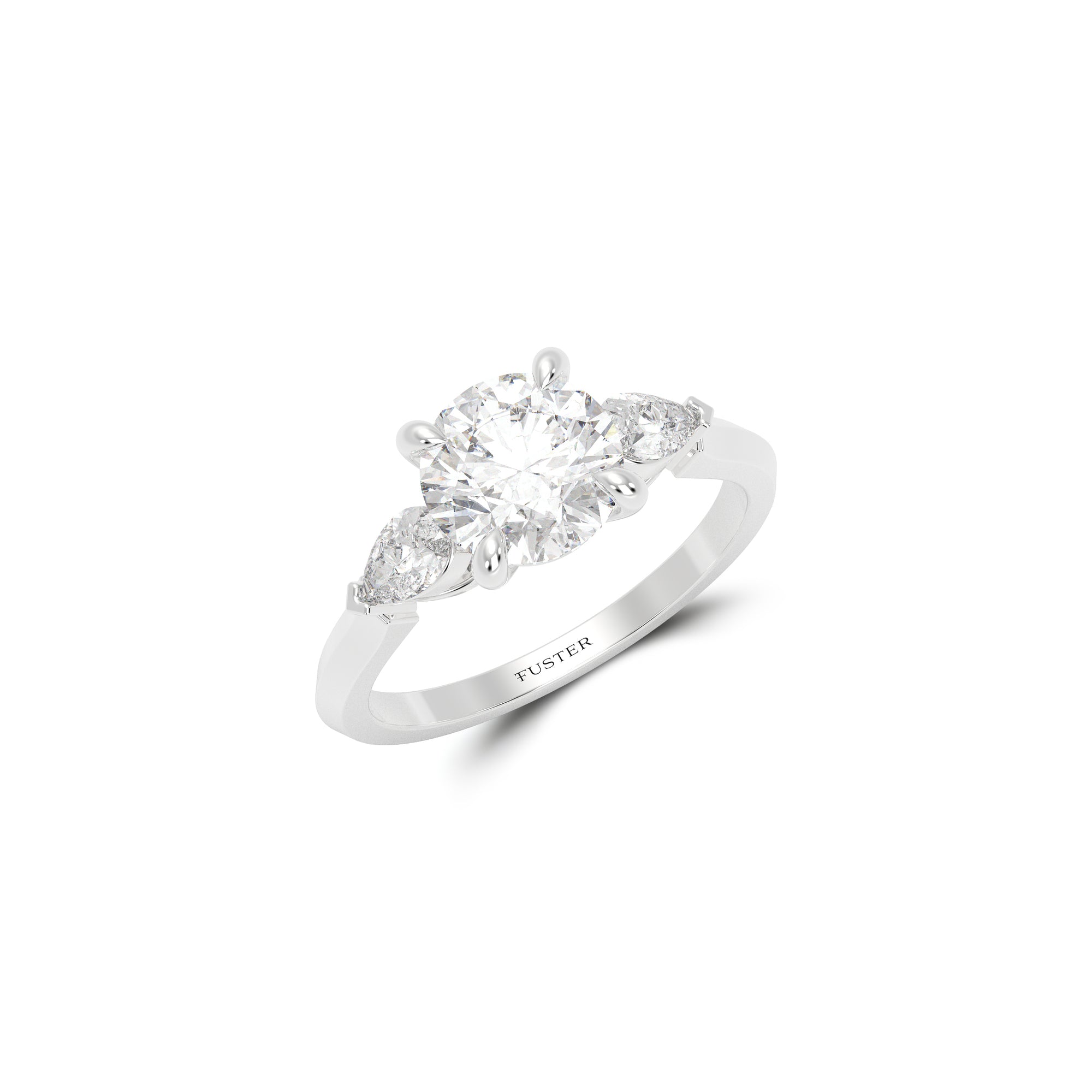 Promise Round Diamond Engagement Ring