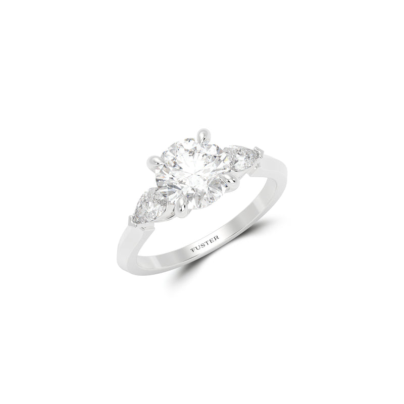 Promise Round Diamond Engagement Ring