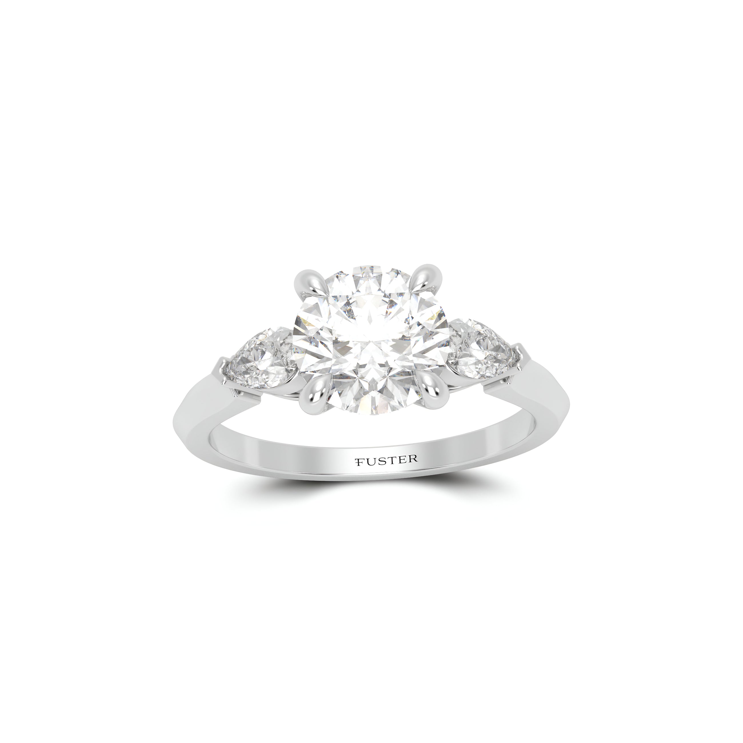 Promise Round Diamond Engagement Ring