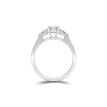 Promise Oval Diamond Engagement Ring