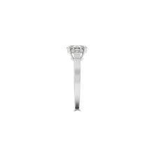 Promise Oval Diamond Engagement Ring