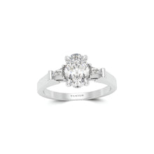 Promise Oval Diamond Engagement Ring