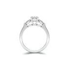 Promise Oval Diamond Engagement Ring