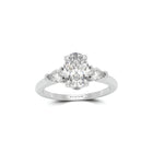Promise Oval Diamond Engagement Ring