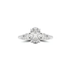 Promise Oval Diamond Engagement Ring