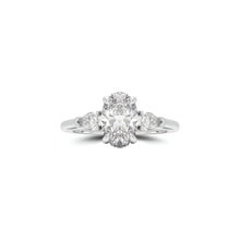 Promise Oval Diamond Engagement Ring