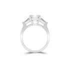Promise Square Emerald Cut Diamond Engagement Rin
